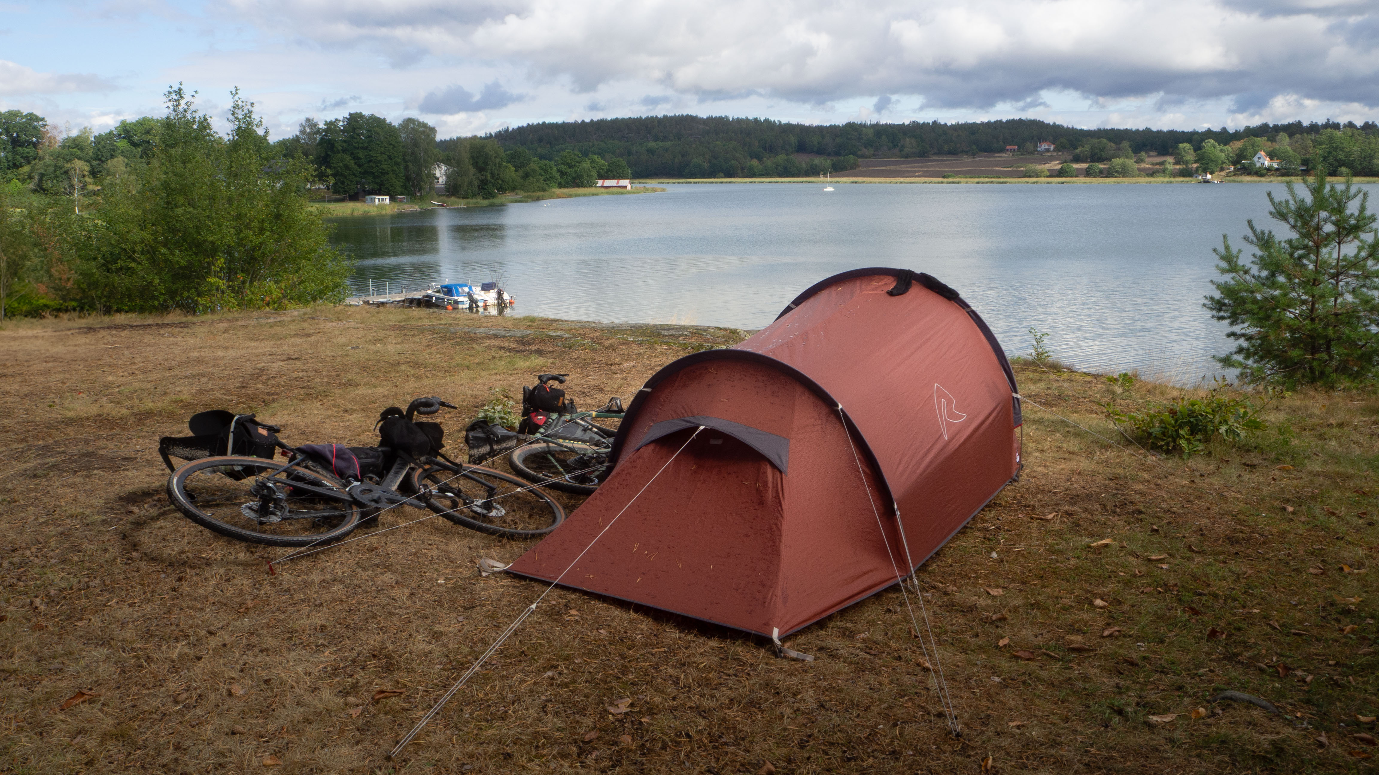 Peaceful tent camping in nature 6